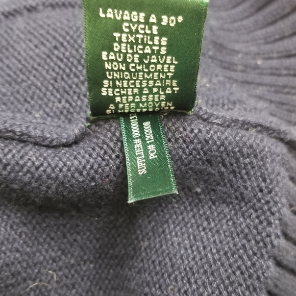 RALPH LAUREN Navy Cardigan Sweater - Picture 9 of 10